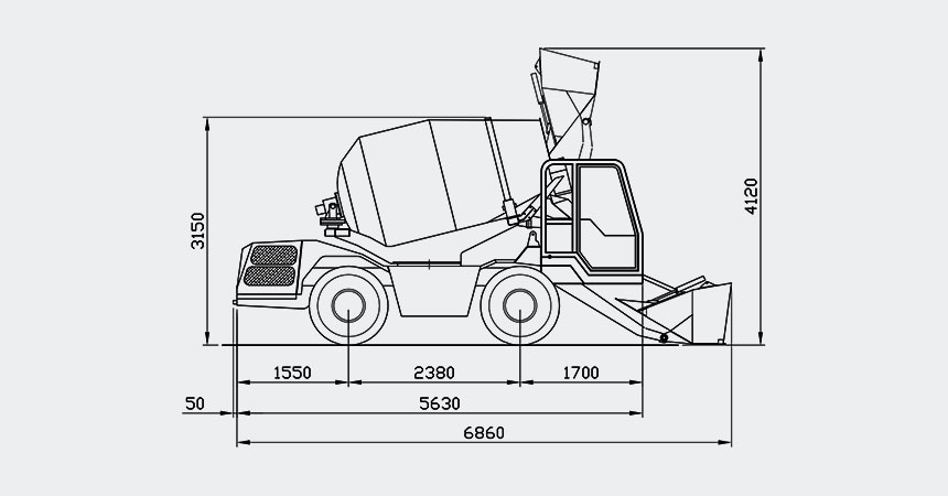 Diagrama del producto CARMIX 3.5 TT